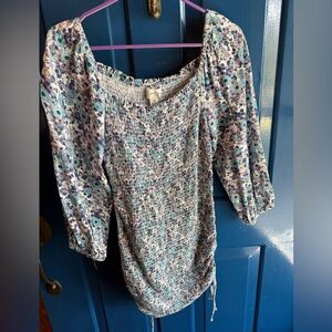 Jessica Simpson Blue and Purple Mini Dress